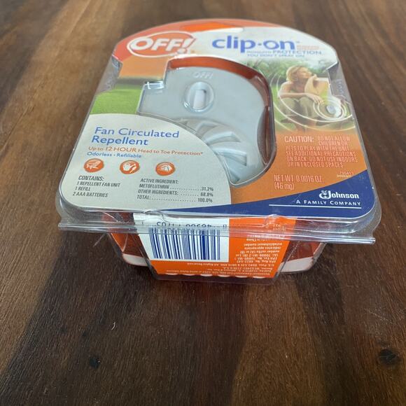 New Off! Clip On Fan Circulated Mosquito Repellent w/ 2 Refills Johnson - Picture 3 of 6